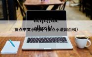 顶点中文小说网（顶点小说网百科）